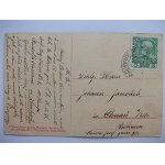 Kraków, Planty, pomnik, ok. 1910