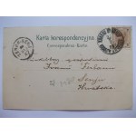 Krakow, lithograph, 3 views, nobleman, 1898