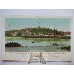 Kraków, Kopiec Kościuszki od strony Zwierzyńca, ok. 1900