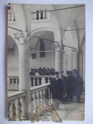 Krakow, Royal Castle, Wawel Castle, tour of French parliamentarians, 1925