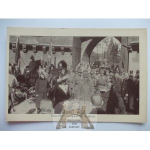 Cracow, arrival of the imperial couple, ca. 1915