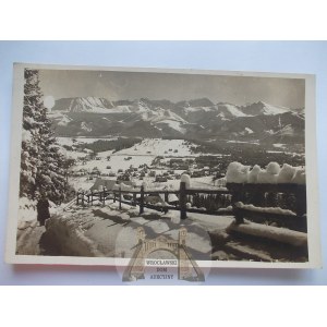 Tatra Mountains, Zakopane, panorama, ca. 1935