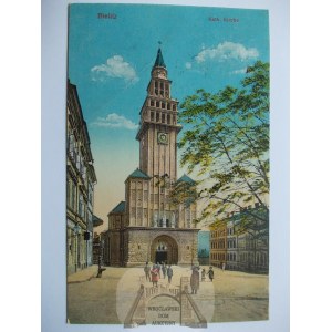 Bielsko, Bielitz, Catholic church, 1917