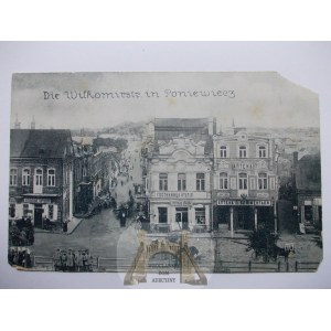 Lithuania, Panevezys, street, 1916