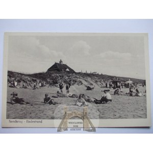 Lithuania, Klaipeda, Memel, Sandkrug, beach, ca. 1942
