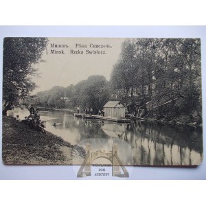 Belarus, Minsk, Svisloch River, 1911