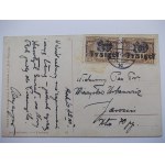 Boże Narodzenie, Wesołych Świąt, Warszawa, Bazylika św. Krzyża w opłatku , ok,.1920