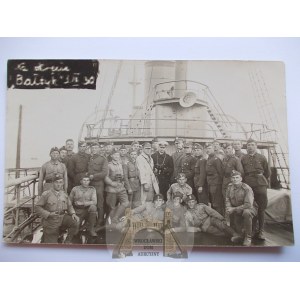 Polish Warship, Baltic, soldiers, officers, 1930