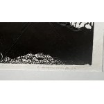 Ryszard Gieryszewski, G.5, grafika, drzeworyt wypukłodruk, 37x51 cm, 1994