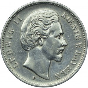 Niemcy, Bawaria, Ludwik II, 5 marek 1876 D, Monachium