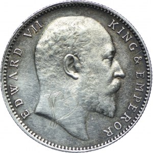 Indie Brytyjskie, Edward VII, 1 rupia 1904 Kalkuta