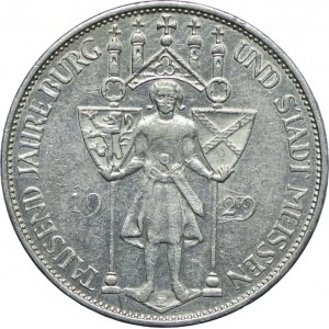 Niemcy, 3 marki 1929 E, Muldenhütten