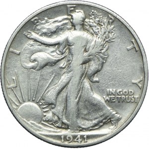 USA, 1/2 dolara 1941 D, Denver