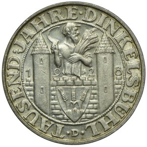 Niemcy, Republika Weimarska, 3 marki 1928 D, Monachium