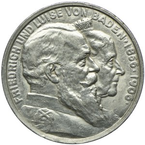 Niemcy, Badenia, Fryderyk I, 5 marek 1906 Karlsruhe