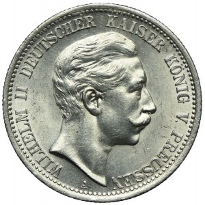 Niemcy, Prusy, Wilhelm II, 2 marki 1907 A, Berlin