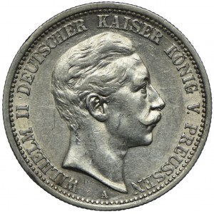 Niemcy, Prusy, Wilhelm II, 2 marki 1907 A, Berlin