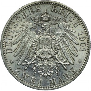 Niemcy, Prusy, Wilhelm II, 2 Marki 1901, Berlin
