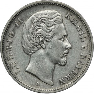 Niemcy, Bawaria, Ludwik II, 5 marek 1876 D, Monachium