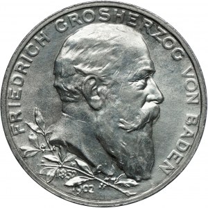 Niemcy, Badenia, Fryderyk I, 5 marek 1902, Karlsruhe