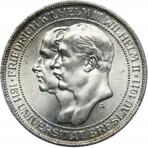 Niemcy, Prusy, Wilhelm II, 3 marki 1911 A, Berlin