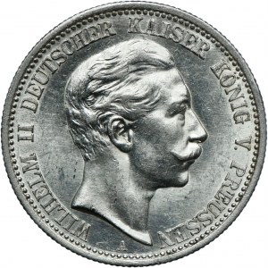 Niemcy, Prusy, Wilhelm II, 2 marki 1907 A, Berlin