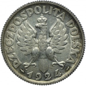 2 złote 1924 Paryż, Kobieta i kłosy