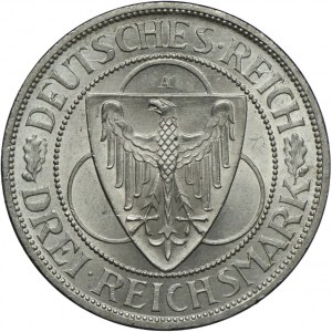 Niemcy, Republika Weimarska, 3 marki 1930 A, Berlin