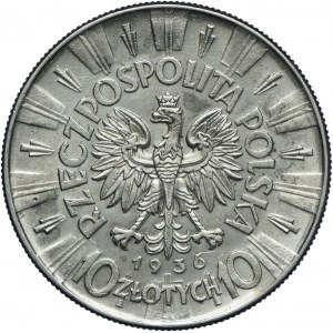 10 złotych 1936, Józef Piłsudski