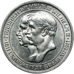 Niemcy, Prusy, Wilhelm II, 3 marki 1911 A, Berlin