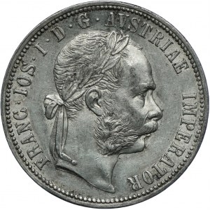Austria, Franciszek Józef I, 1 floren 1886 Wiedeń