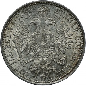 Austria, Franciszek Józef I, 1 floren 1886 Wiedeń