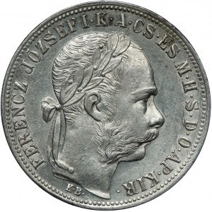 Węgry, Franciszek Józef I, 1 forint 1883 KB, Kremnica