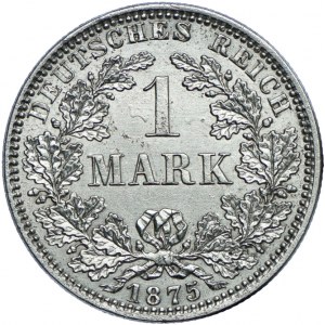 Niemcy, Cesarstwo Niemieckie, 1 marka 1875 A, Berlin