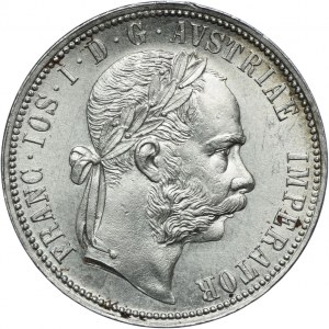 Austria, Franciszek Józef I, 1 floren 1886 Wiedeń