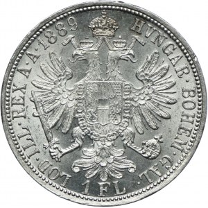 Austria, Franciszek Józef I, 1 floren 1889 Wiedeń