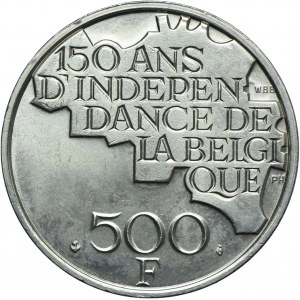 Belgia, 500 franków 1980 Bruksela