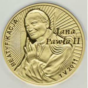 100 złotych 2011, Beatyfikacja Jana Pawła II