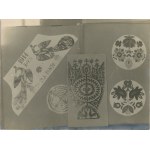 Wystawa Sztuki Ludowej, Warszawska Agencja Fotograficzna, 17 fotografii, ok. 1920.