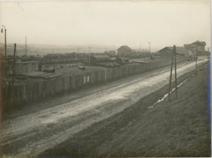 Boryslav - Railway station, Warsaw Photo Agency, ca. 1920.