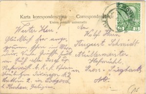 Krakow - Podgórze - Podgórski Bridge, 1909.