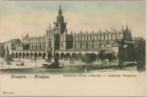 Krakow - Cloth Hall (east side), ca. 1900.