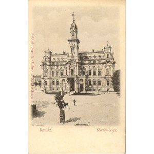 Nowy Sącz City Hall, ca. 1900.