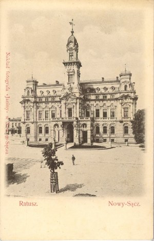 Nowy Sącz City Hall, ca. 1900.