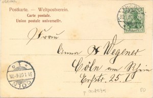 Torun - Ferry trip on the Vistula River, 1904.