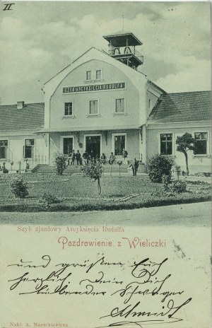 Wieliczka - Archduke Rudolf's reunion shaft, 1899.