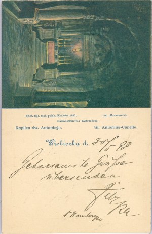 Wieliczka - St. Anthony's Chapel, 1897.