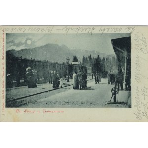 Zakopane - Na stacyi kolejowej, ok. 1900.