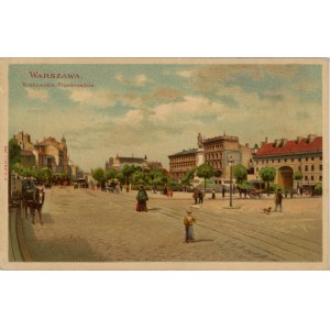 Warsaw - Krakowskie Przedmieście, ca. 1900.