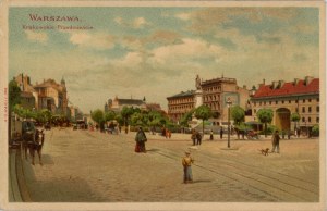 Warsaw - Krakowskie Przedmieście, ca. 1900.